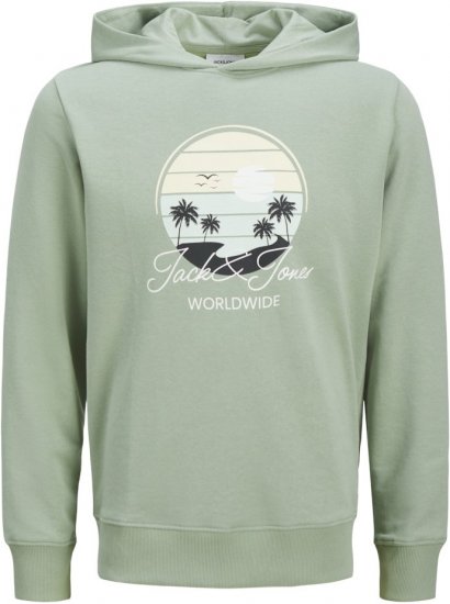 Jack & Jones Palm Hoodie Iceberg Green - Sudaderas - Sudaderas 2XL-12XL