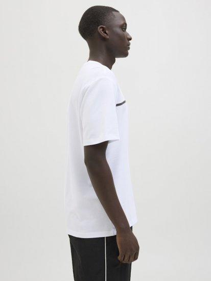 Jack & Jones FUSION Full Branding T-Shirt Bright White - Camisetas - Camisetas - 2XL-14XL
