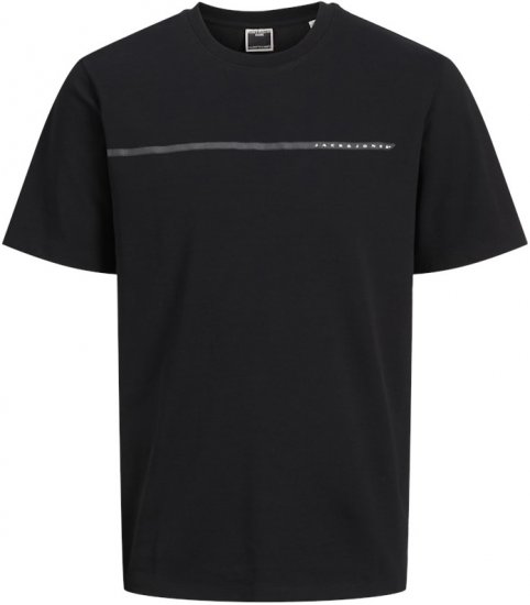 Jack & Jones FUSION Full Branding T-Shirt Black - Camisetas - Camisetas - 2XL-14XL