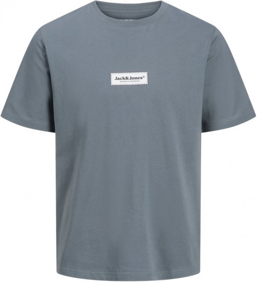 Jack & Jones Split Fakestitch Branding T-Shirt Grey - Camisetas - Camisetas - 2XL-14XL