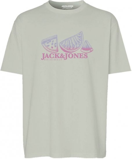 Jack & Jones Split Gradient Crew Neck T-Shirt Green - Camisetas - Camisetas - 2XL-14XL