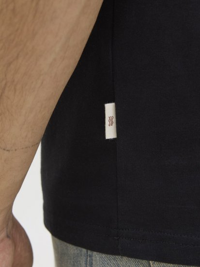  Jack & Jones Tavira Aop Pocket Crew Neck T-Shirt Black - Camisetas - Camisetas - 2XL-14XL