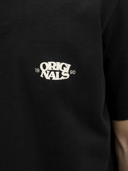  Jack & Jones Tavira Type Crew Neck T-Shirt Black - Camisetas - Camisetas - 2XL-14XL