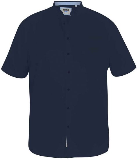 D555 James Short Sleeve Oxford Shirt Navy - Camisas - Camisas 2XL-10XL