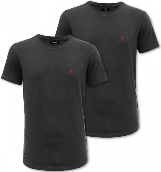 Kangol Jetta T-shirt Black 2-pack - Camisetas - Camisetas - 2XL-14XL