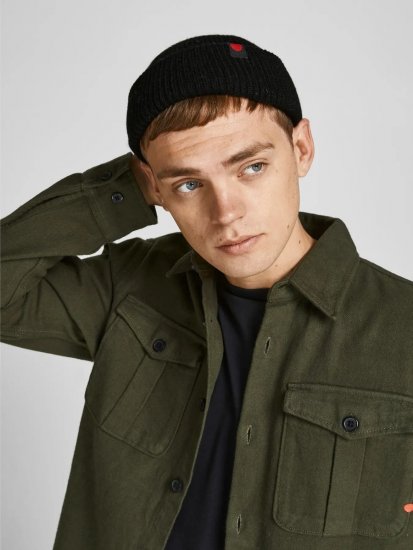Jack & Jones RDD Royal Gorro Negro - Gorros - 