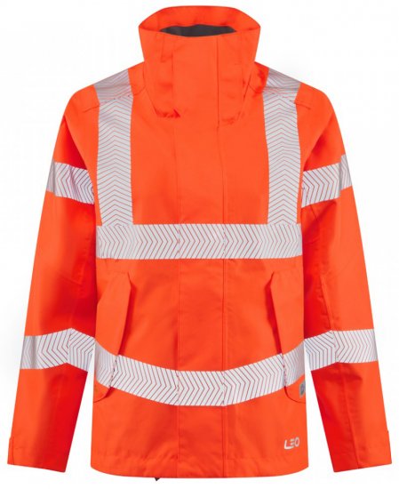 Leo Rosemoor EcoViz 15K Performance+ Breathable Women's Jacket Hi-Vis Orange - Ropa de trabajo - 