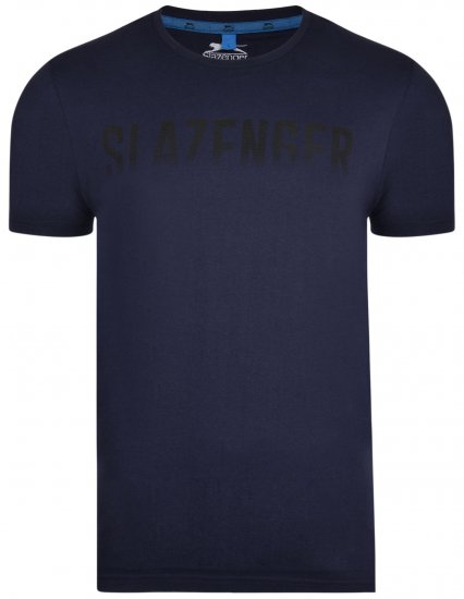 Slazenger Jonathan T-shirt Midnight - Camisetas - Camisetas - 2XL-14XL