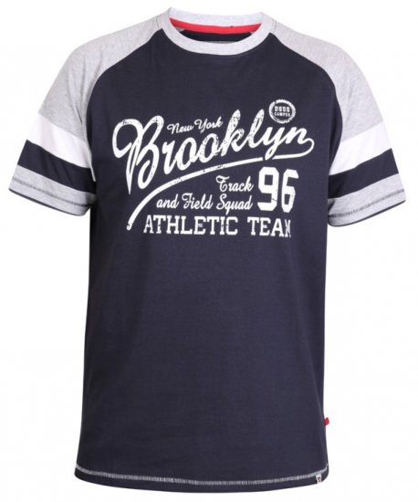 D555 Jones T-shirt Navy - Camisetas - Camisetas - 2XL-14XL