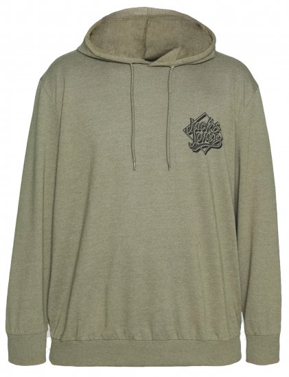 Jack & Jones Jorbrad Hoodie Dusty Olive - Sudaderas - Sudaderas 2XL-12XL