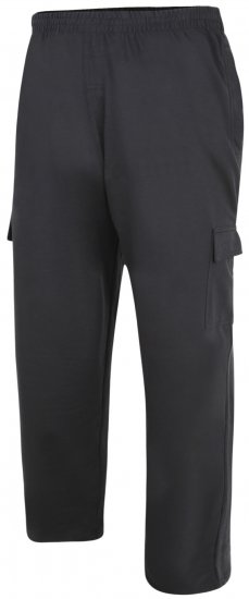 Kam Jeans Lightweight Sweatpants with Cargo pocket Black - Pantalones y cortos de chándal - Pantalones y Pantalones cortos de chándal - 2XL-12XL