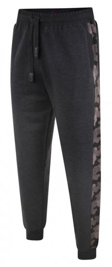 Kam Jeans 236 Panelled Camo Jog Bottoms Charcoal - Pantalones y cortos de chándal - Pantalones y Pantalones cortos de chándal - 2XL-12XL