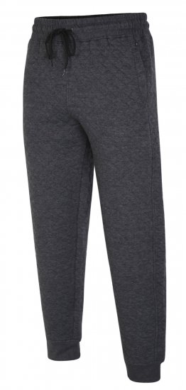 Kam Jeans 238 Quilted Jersey Joggers Charcoal - Pantalones y cortos de chándal - Pantalones y Pantalones cortos de chándal - 2XL-12XL