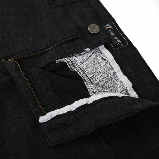 Kam Jeans 264 Slub Weave 5 Pocket Stretch Pants Charcoal - Vaqueros & pantalones - Vaqueros y Pantalones - W40-W70