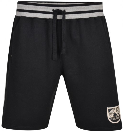 Kam Jeans 327 Jersey Shorts Black - Pantalones y cortos de chándal - Pantalones y Pantalones cortos de chándal - 2XL-12XL
