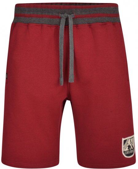 Kam Jeans 327 Jersey Shorts Burgundy - Pantalones y cortos de chándal - Pantalones y Pantalones cortos de chándal - 2XL-12XL