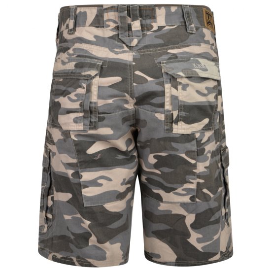 Kam Jeans 329 Short Charcoal Camo - Pantalones cortos - Pantalones cortos W40-W60
