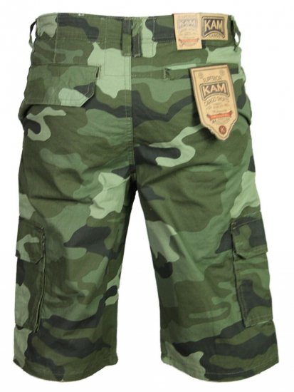 Kam Jeans 330 Cargoshorts Camo - Pantalones cortos - Pantalones cortos W40-W60