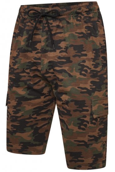 Kam Jeans 3306 Cargo Camo Lounge Shorts Khaki - Pantalones y cortos de chándal - Pantalones y Pantalones cortos de chándal - 2XL-12XL
