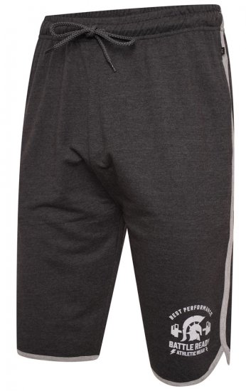 Kam Jeans 3308 Gym Jog Shorts Charcoal - Ropa deportiva - Ropa Deportiva 2XL-10XL
