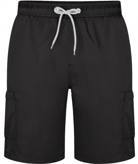 Kam Jeans 334 Cargo Swim Shorts Black - Ropa interior - Ropa interior 2XL-8XL