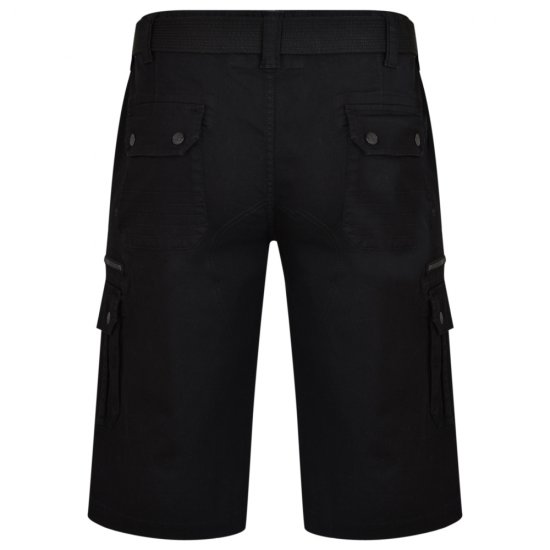 Kam Jeans 343 Cargoshorts Black - Pantalones cortos - Pantalones cortos W40-W60