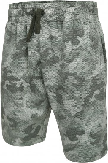 Kam Jeans 346 Camo Sweat Shorts Olive TALL SIZES - ROPA DE HOMBRE MT-6XLT - Tamaños de talle alto