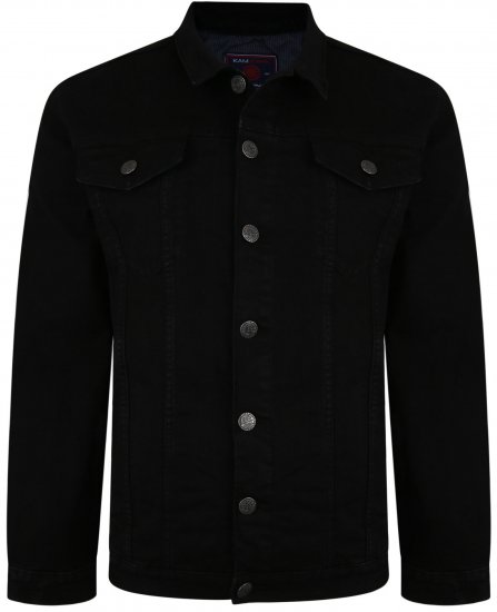 Kam Jeans 405 Western Denim Jacket Black - Chaquetas - Chaquetas Tallas Grandes 2XL-8XL