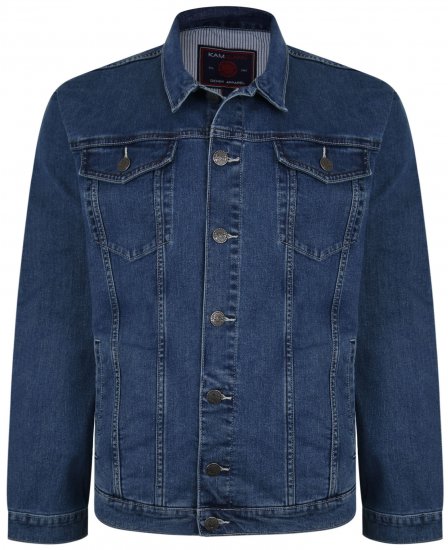 Kam Jeans 405 Western Denim Jacket Stonewash - Chaquetas - Chaquetas Tallas Grandes 2XL-8XL
