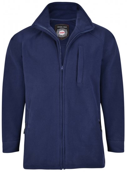 Kam Jeans 437 Fleece Jacket Navy - Sudaderas - Sudaderas 2XL-12XL