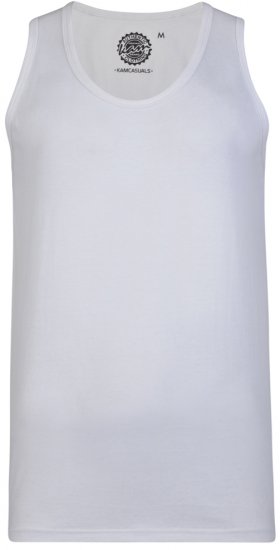 Kam Jeans 500 Tank Top White - Camisetas - Camisetas - 2XL-14XL