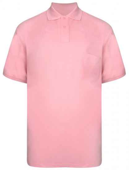 Kam Jeans Polo Pink - Polos - Polos 2XL-8XL