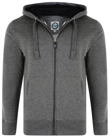Kam Jeans Hoodie Charcoal TALL SIZES - ROPA DE HOMBRE MT-6XLT - Tamaños de talle alto