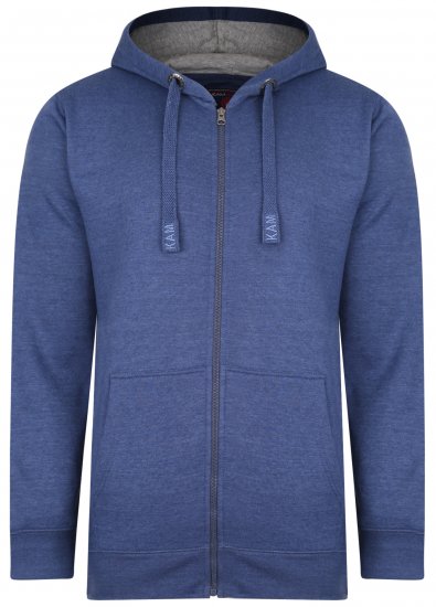 Kam Jeans Hoodie Royal Blue - Sudaderas - Sudaderas 2XL-12XL