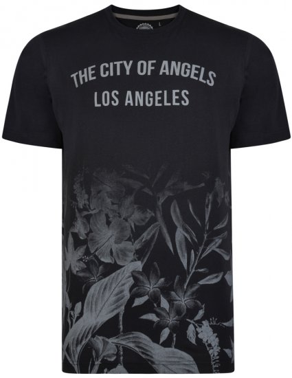 Kam Jeans 5255 T-shirt Black - Camisetas - Camisetas - 2XL-14XL