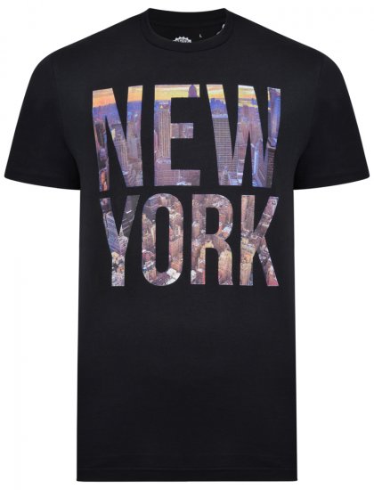 Kam Jeans 5257 T-shirt Black - Camisetas - Camisetas - 2XL-14XL