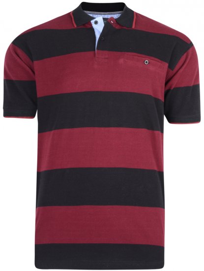 Kam Jeans 5292 Polo Burgundy - Polos - Polos 2XL-8XL