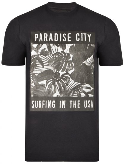 Kam Jeans 5300 T-shirt Black - Camisetas - Camisetas - 2XL-14XL