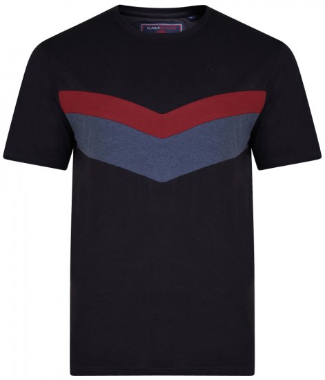 Kam Jeans 5306 T-shirt Black - Camisetas - Camisetas - 2XL-14XL