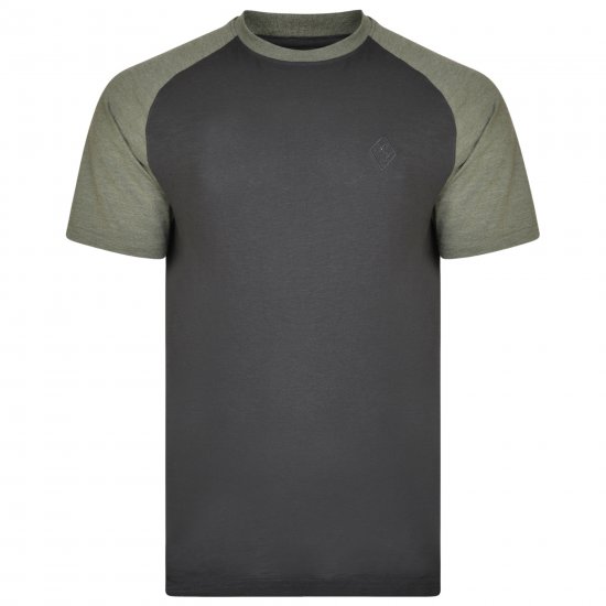 Kam Jeans 5314 Twin pack T-shirts Black/Navy - Camisetas - Camisetas - 2XL-14XL