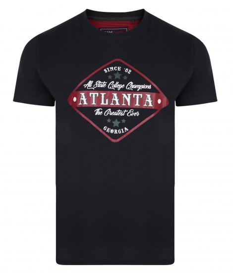 Kam Jeans 5333 Atlanta Tee Navy - Camisetas - Camisetas - 2XL-14XL