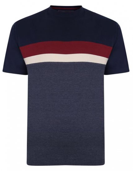 Kam Jeans 5356 Cut&Saw T-shirt Navy - Camisetas - Camisetas - 2XL-14XL