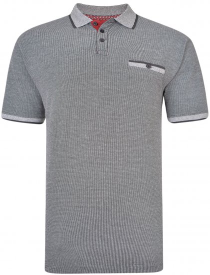 Kam Jeans 5416 Polo Black - Polos - Polos 2XL-8XL