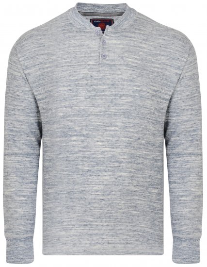 Kam Jeans 5424 Button collar Sweatshirt - Sudaderas - Sudaderas 2XL-12XL