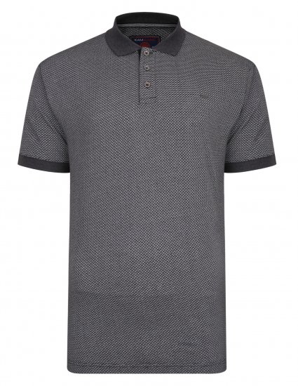 Kam Jeans Casual Look Polo Charcoal - Polos - Polos 2XL-8XL