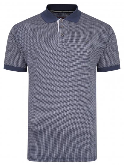 Kam Jeans Casual Look Polo Insignia Blue - Polos - Polos 2XL-8XL