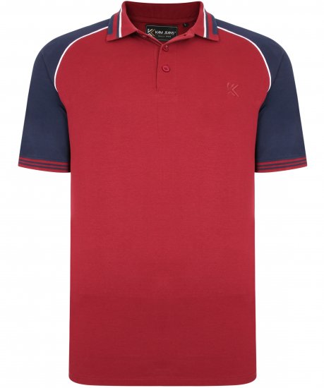 Kam Jeans 5445 Pique Polo Burgundy - Polos - Polos 2XL-8XL