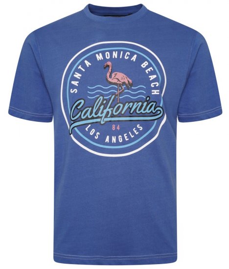 Kam Jeans 5707 Santa Monica Tee Navy - Camisetas - Camisetas - 2XL-14XL