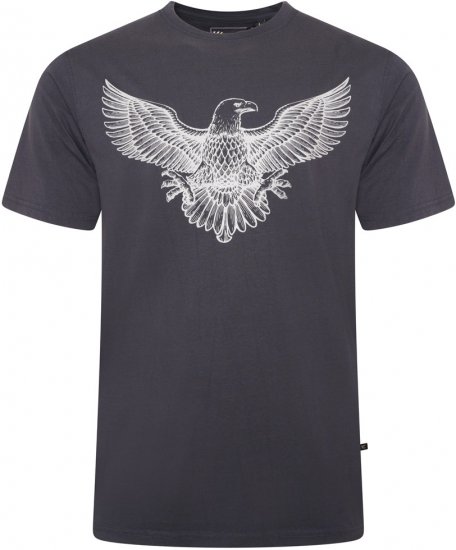 Kam Jeans 5758 Eagle Print T-Shirt Indigo - Camisetas - Camisetas - 2XL-14XL