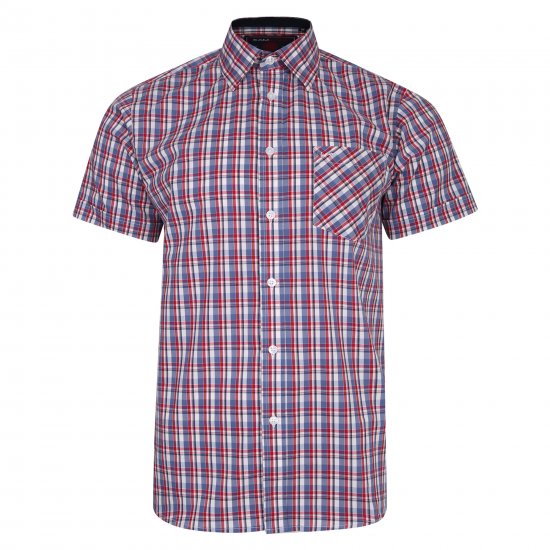 Kam Jeans 6202 Casual Shirt Red - Camisas - Camisas 2XL-10XL